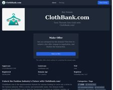 Thumbnail of Clothbank.com