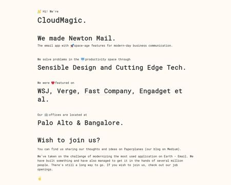 website thubmnail of CloudMagic