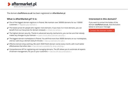 website thubmnail of ClsOffShore.co.uk