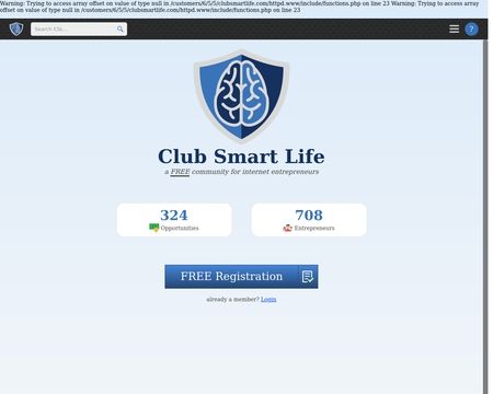 website thubmnail of Club Smart Life