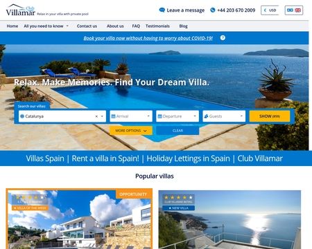 website thubmnail of Club Villamar