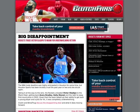 website thubmnail of ClutchFans