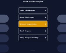 Thumbnail of Coach-outletfactory.net