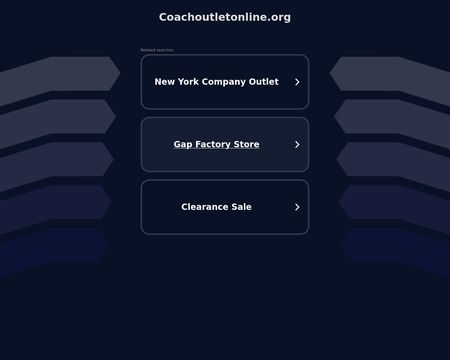 website thubmnail of Coachoutletonline.org