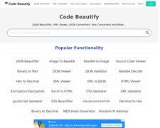 Thumbnail of Code Beautify