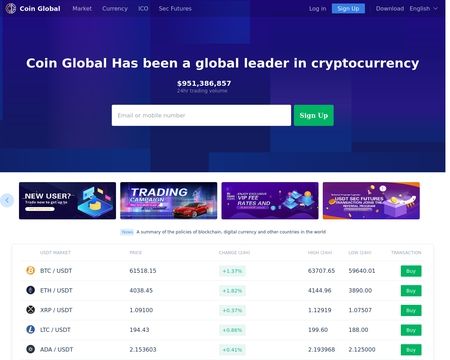 website thubmnail of Coin-global.site