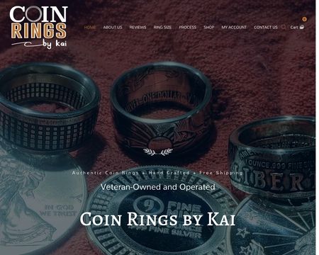 website thubmnail of Coin Rings by Kai