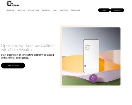 website thubmnail of Coin-wealth.co
