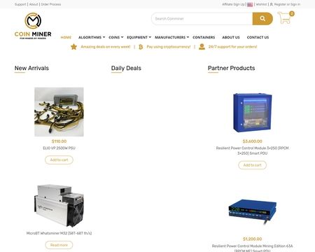 website thubmnail of CoinMiner