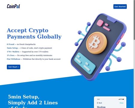 website thubmnail of Coinpal.io
