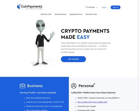 website thubmnail of CoinPayments