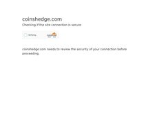 Thumbnail of Coinshedge.com