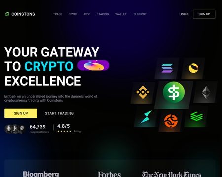 website thubmnail of Coinstons