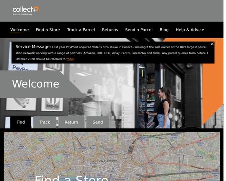 website thubmnail of Collectplus.co.uk