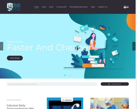 website thubmnail of College Student Textbooks