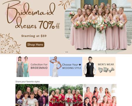 website thubmnail of ColorsBridesmaid.com