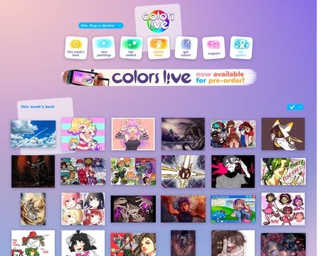 website thubmnail of Colors Live