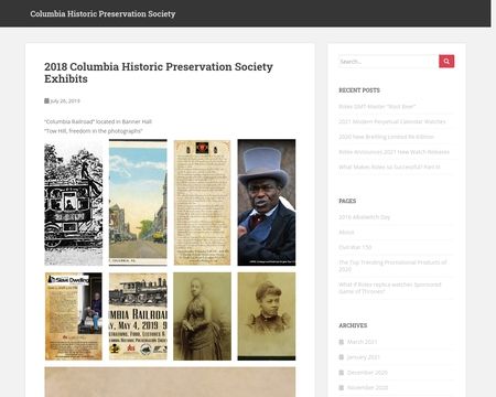 website thubmnail of Columbia Historic Preservation Society