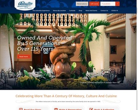 website thubmnail of Columbia Restaurant