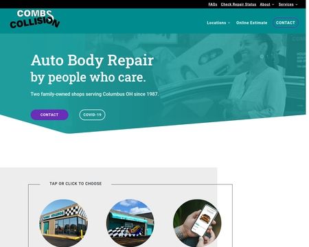 website thubmnail of Combscollisionoh