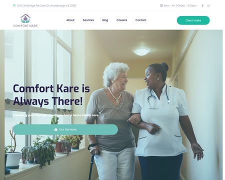 website thubmnail of Comfortkservice