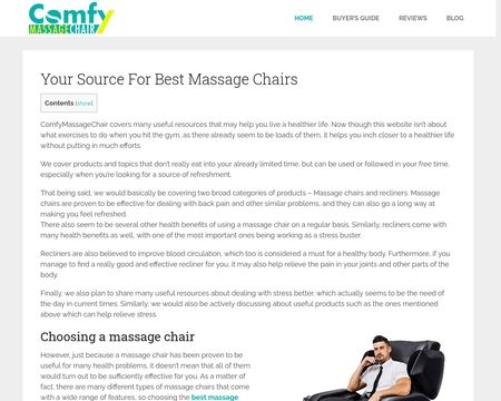 website thubmnail of ComfyMassageChair