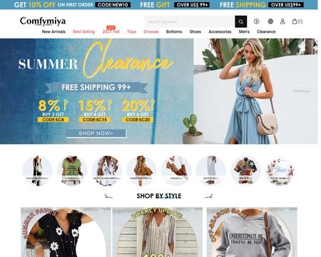 website thubmnail of Comfymiya