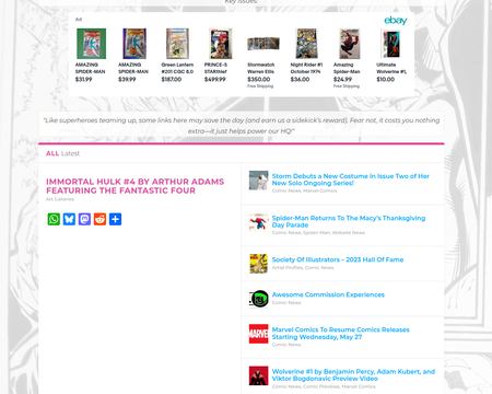 website thubmnail of Comic Art Community