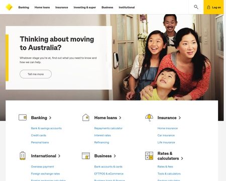 website thubmnail of Comm Bank