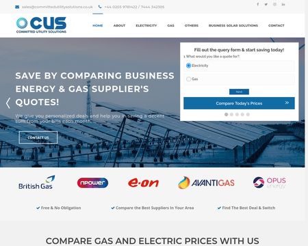 website thubmnail of Committedutilitysolutions.co.uk
