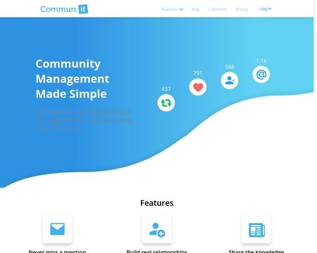 website thubmnail of Commun.it