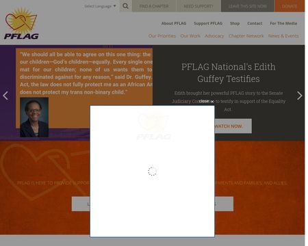 website thubmnail of Community.pflag.org