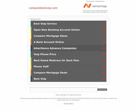 website thubmnail of CompareBestVoip