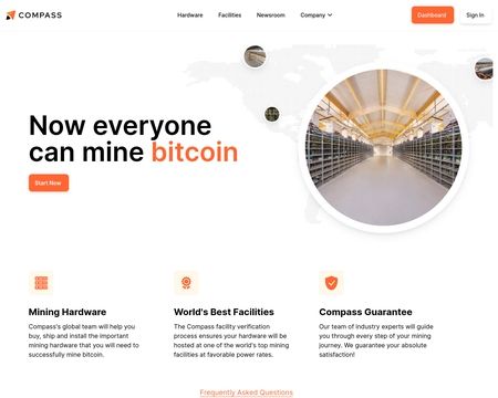 website thubmnail of Compassmining.io