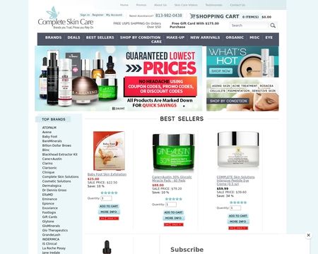 website thubmnail of Complete Skin Care