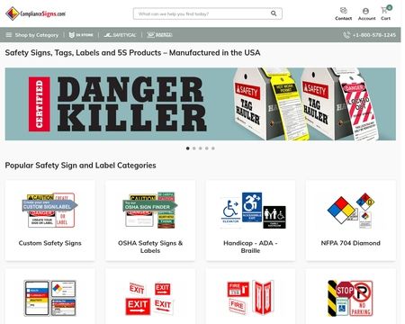 website thubmnail of ComplianceSigns