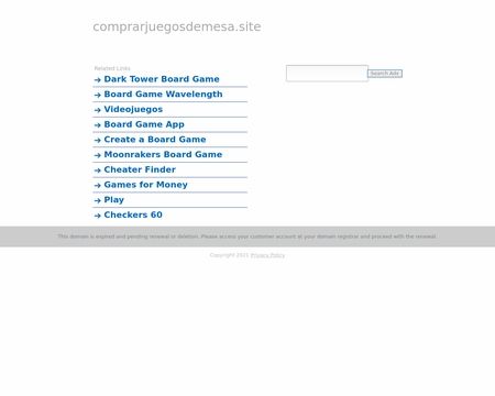 website thubmnail of Comprarjuegosdemesa.site