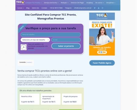website thubmnail of Comprartcc's TCC