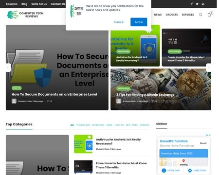 website thubmnail of Computertechreviews