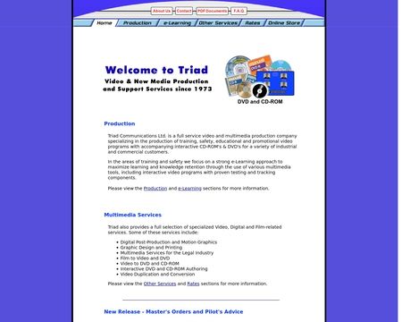 website thubmnail of Triad Communications Ltd.
