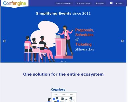 website thubmnail of Confengine
