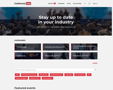 website thubmnail of Conferencecast.tv