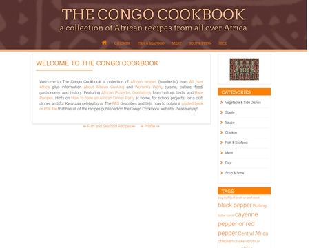 website thubmnail of Congo Cookbook