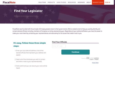 website thubmnail of Congress.org