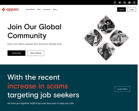 website thubmnail of Appen