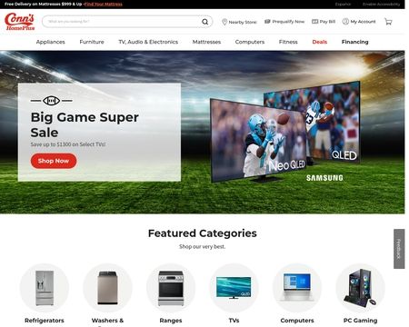 website thubmnail of Conn's Home Plus