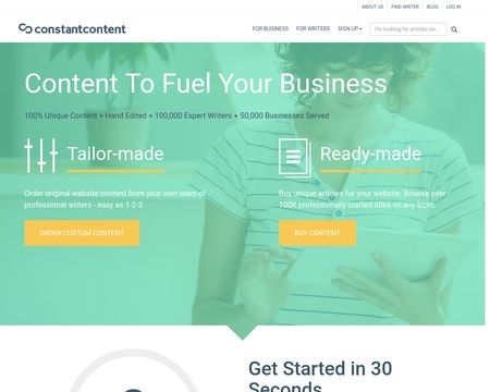 website thubmnail of Constant-Content