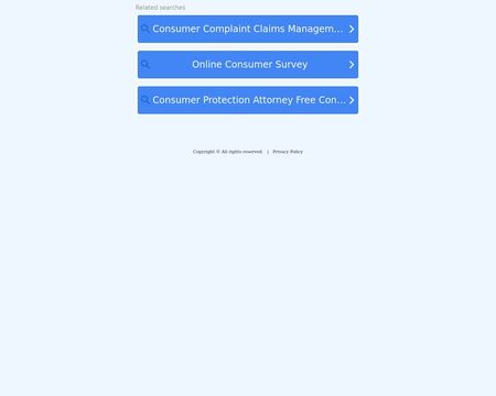 website thubmnail of Consumercomplaintagency.org