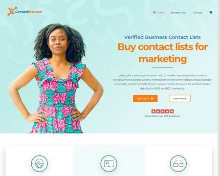 website thubmnail of Contactlists