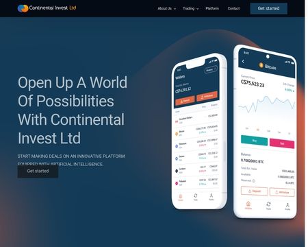 website thubmnail of Continental Invest